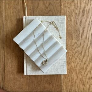 Anna Beck (Rare!) Small Classic Disk Pendant Necklace - Gold